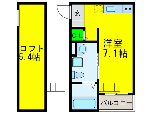 ＯＢＳ堺の物件間取画像